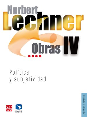 cover image of Obras IV. Política y subjetividad, 1995-2003